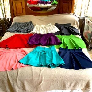 Variety of skirts size large. $5 each